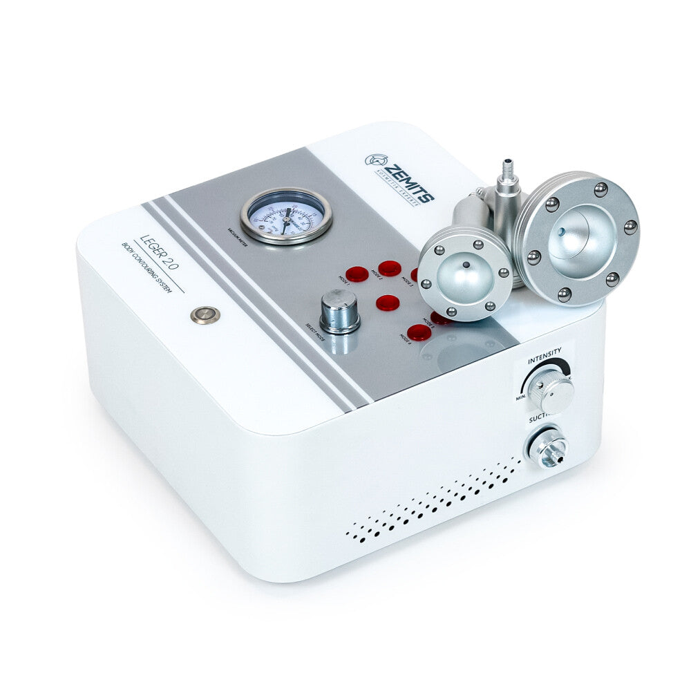 Side of Zemits Leger 2.0 professional anti-cellulite vacuum device