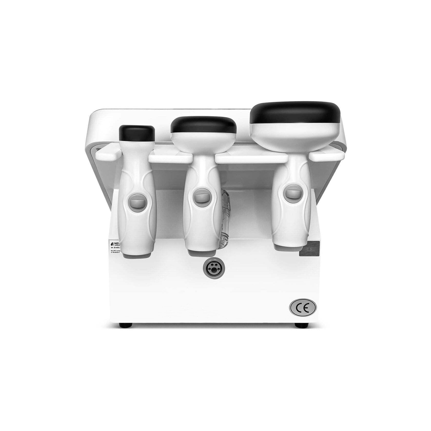 Rear view of Zemits CelluSpice Pro professional vacuum therapy and body contouring machine