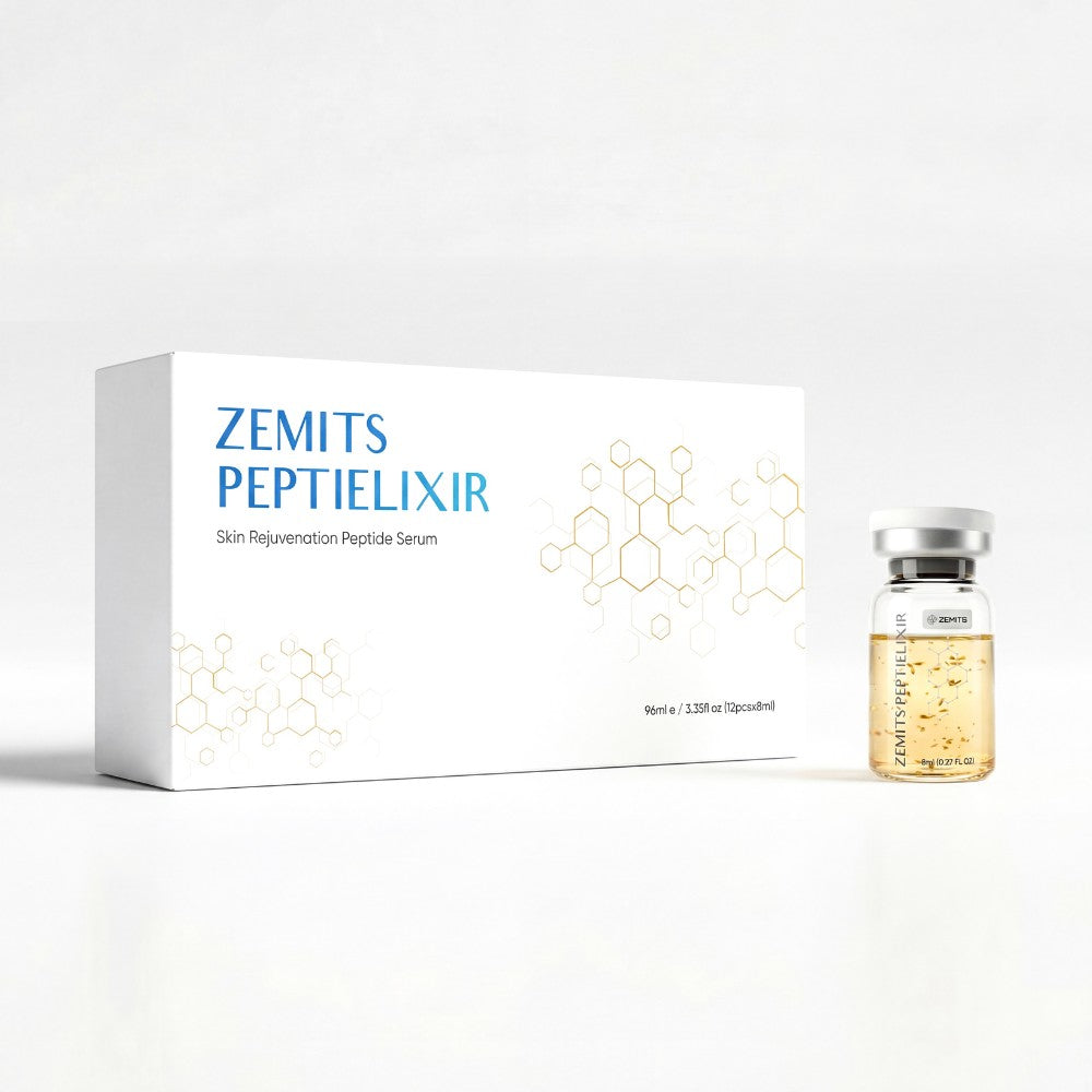 Zemits PeptiElixir peptide serum ampoules for electroporation