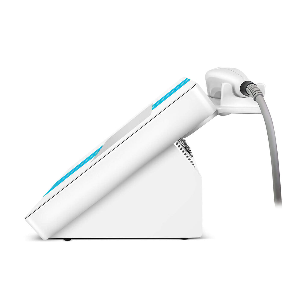 Side view of Zemits UltraNexx Lite non-surgical HIFU skin tightening device