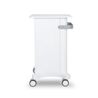 Side view of Zemits PrimeCart M trolley with aesthetic equipment