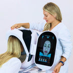 Zemits VeraFace skin analysis system in professional salon