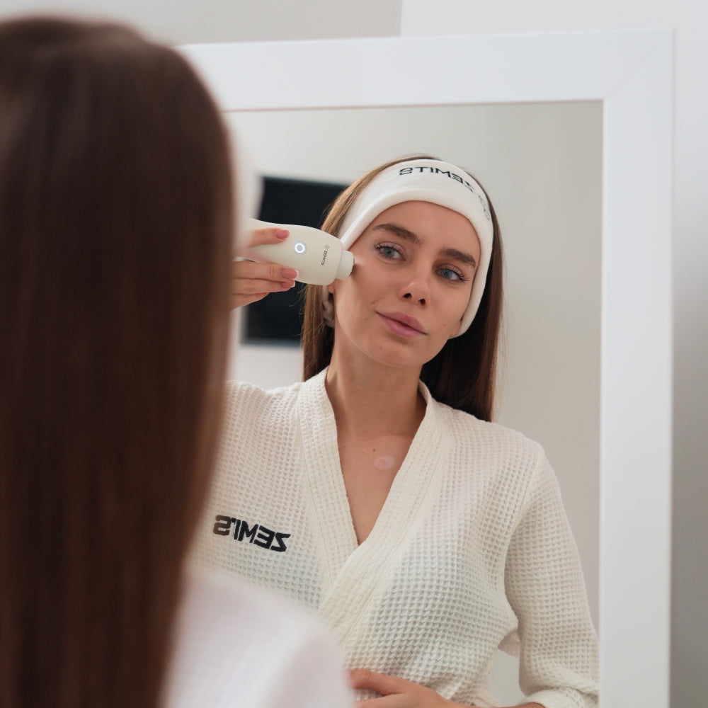 RF LED skin tightening treatment with Zemits RadiSpin
