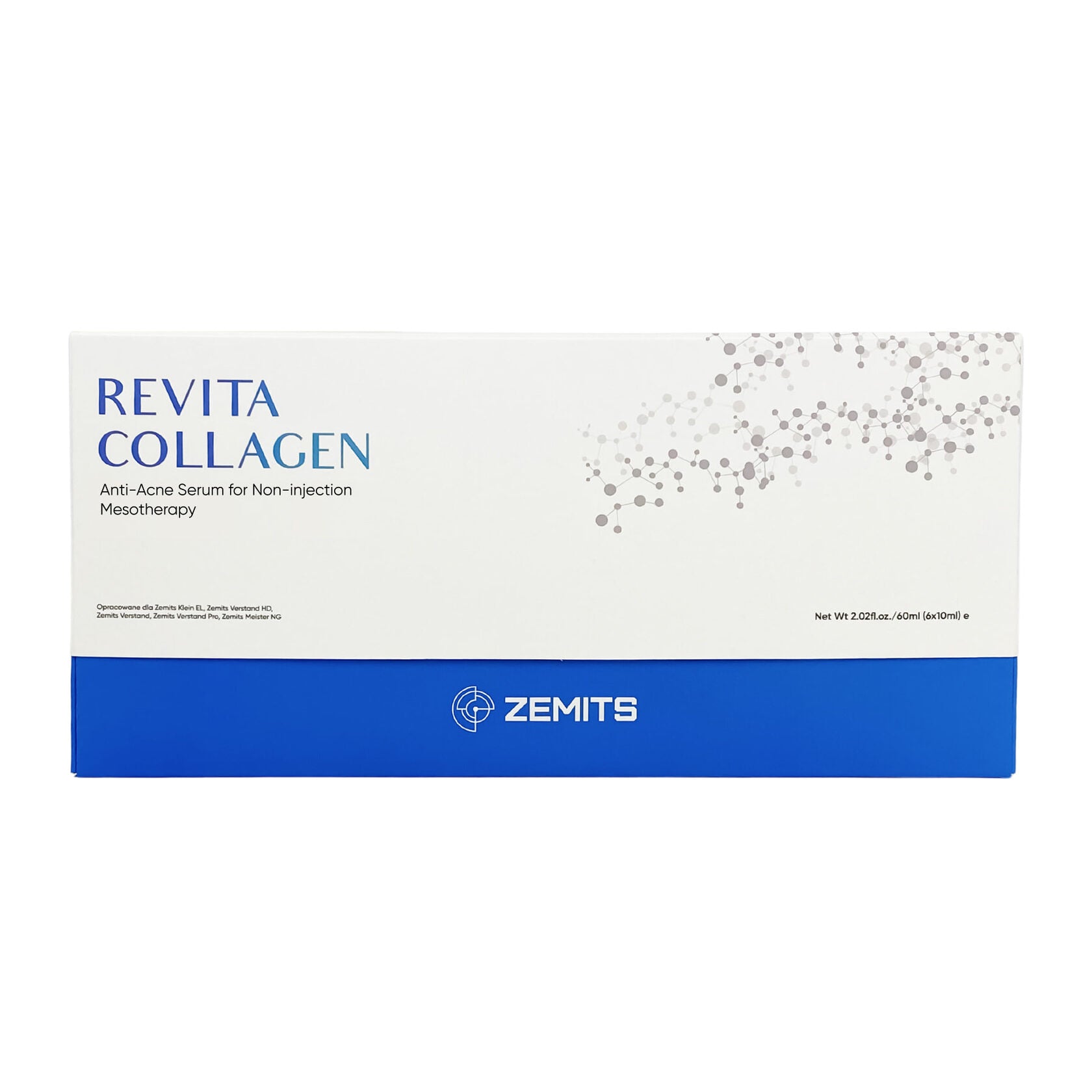 Zemits RevitaCollagen 6 ampoules professional collagen serum